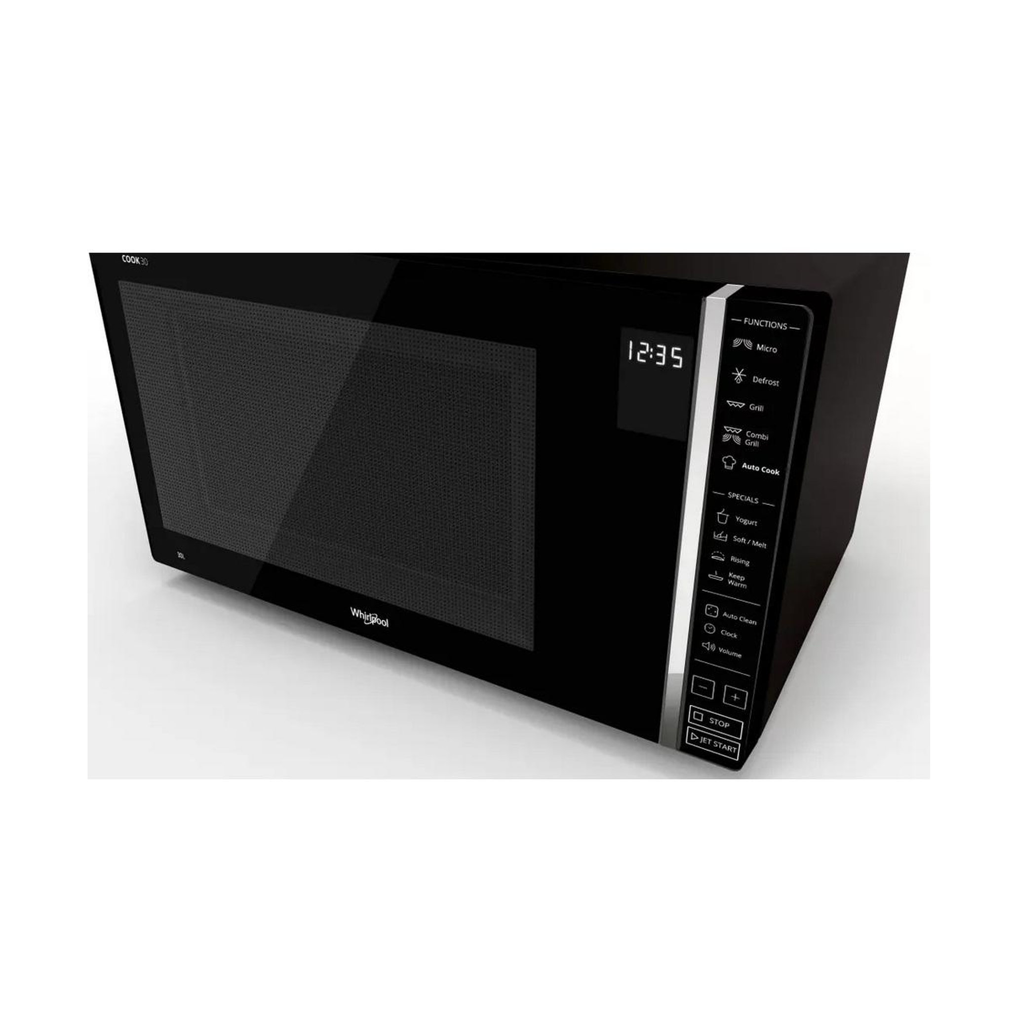 Voir la diapositive 5 : Whirlpool Micro-ondes grill 30l 900w - mwp303b