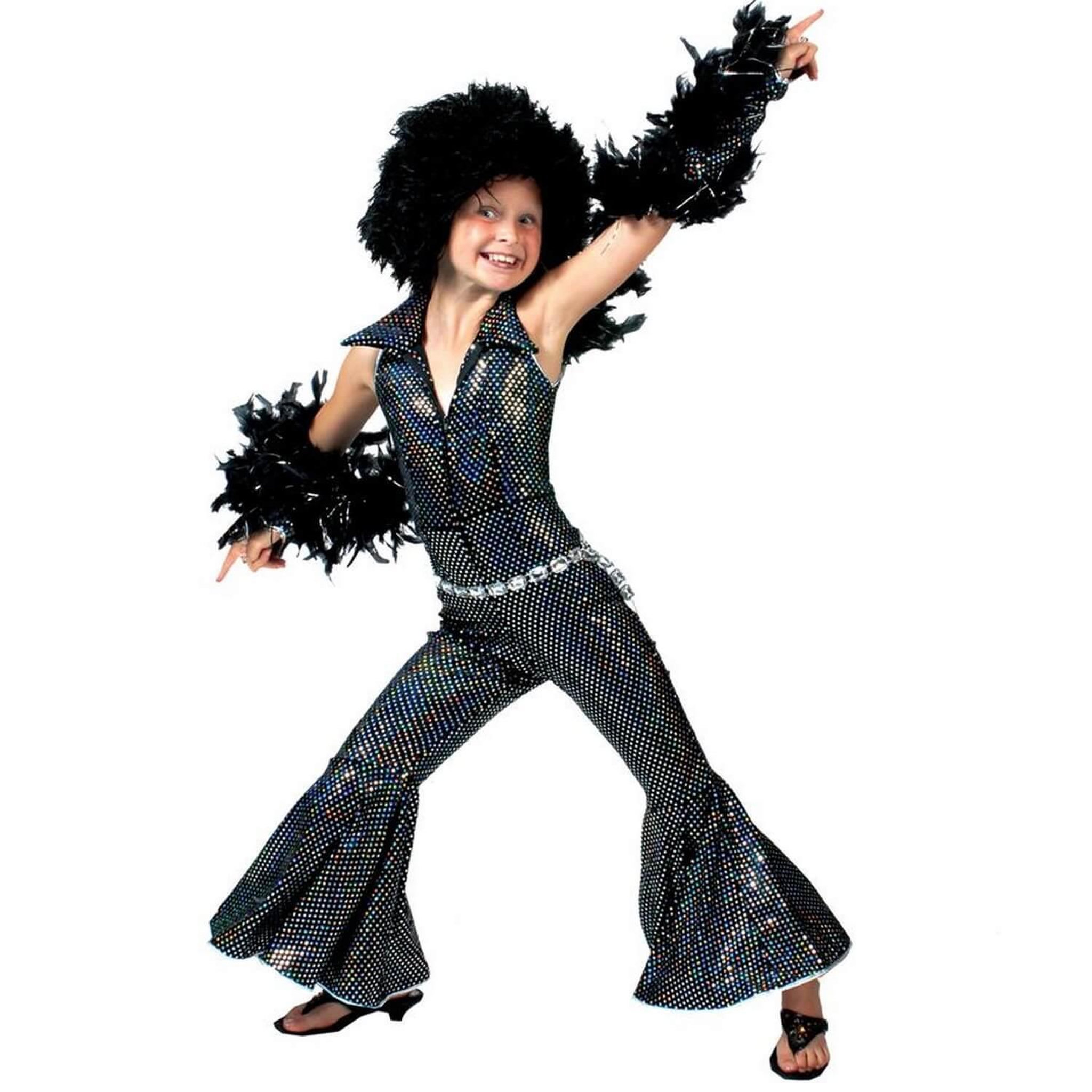FUNNY FASHION Déguisement boogie girl - Fille - 8/10 ans (128 à 140 cm)
