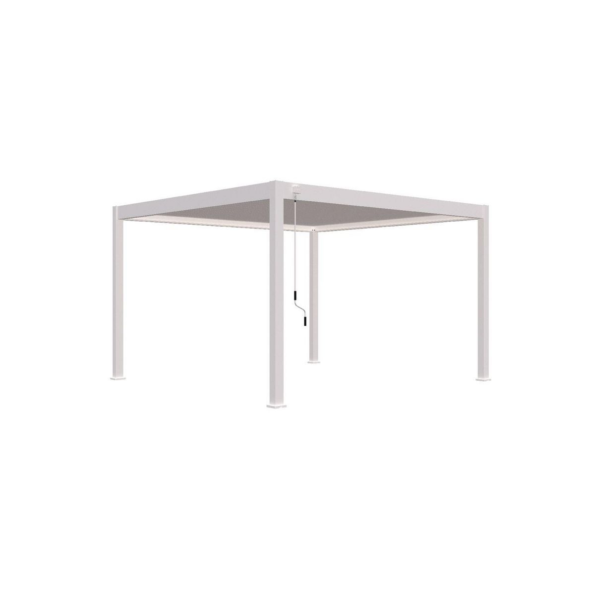 Pergola Bioclimatique autoportée 4x4 m - Aluminium - Blanc - VS OmBREA®