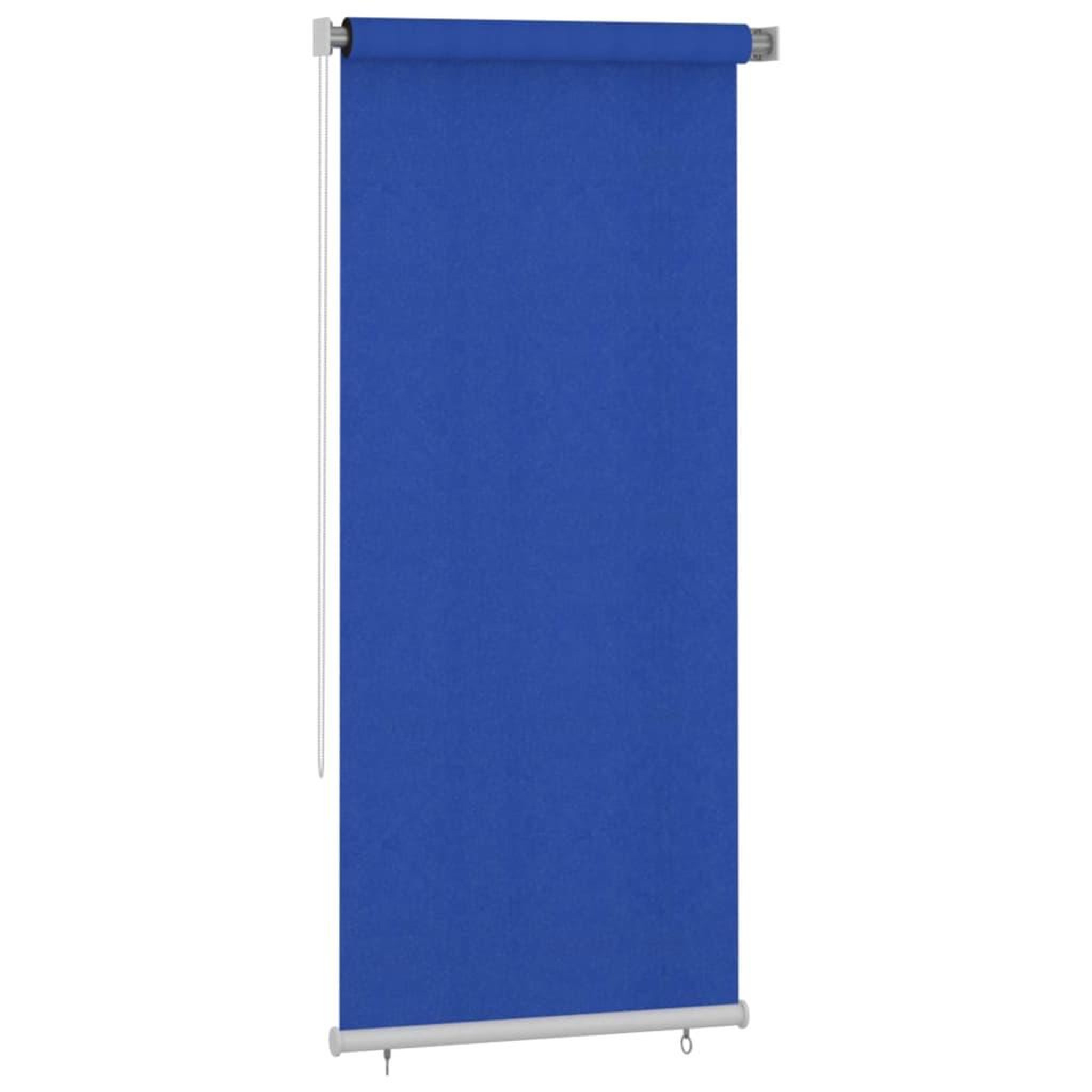 Voir la diapositive 2 : VIDAXL Store roulant d'exterieur 105 (l) x 230 (h) cm bleu hdpe