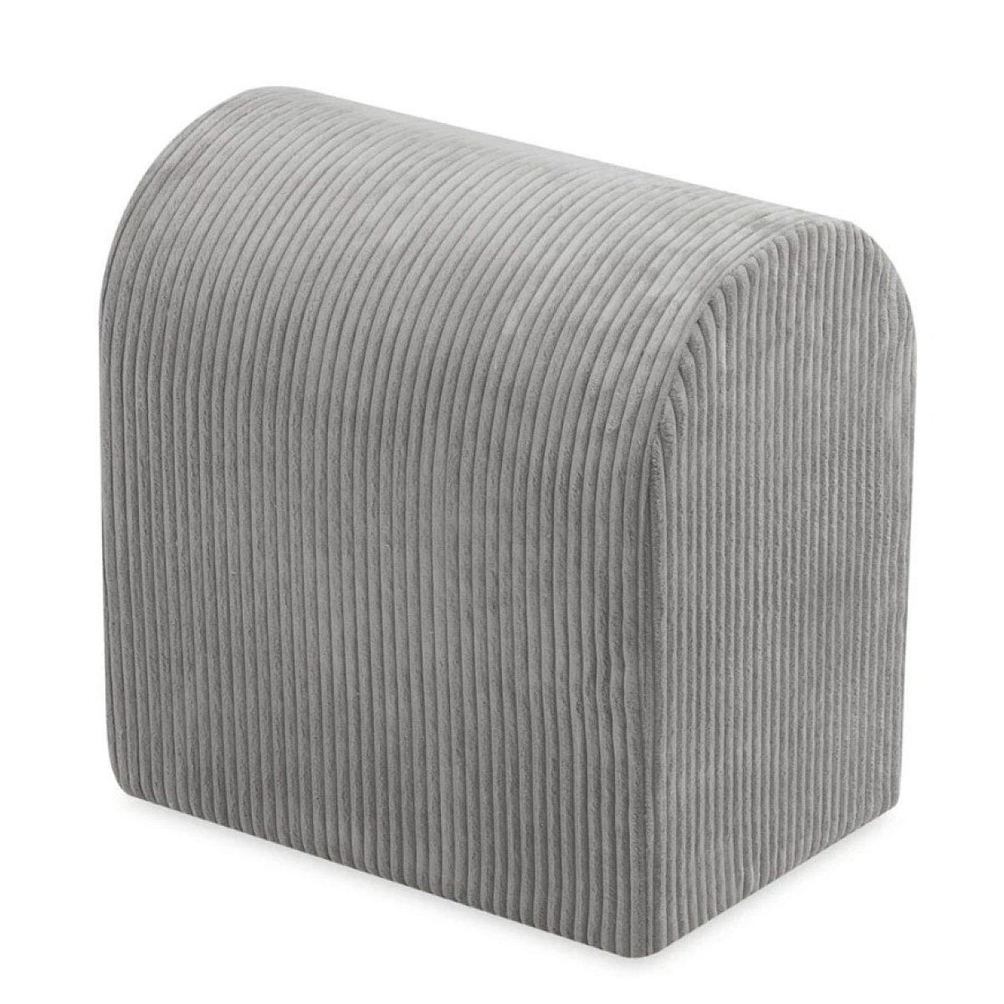 Voir la diapositive 4 : PLUSH NEST Château de jeux avec piscine + 150 balles (argent nacré) velours côtelé gris premium