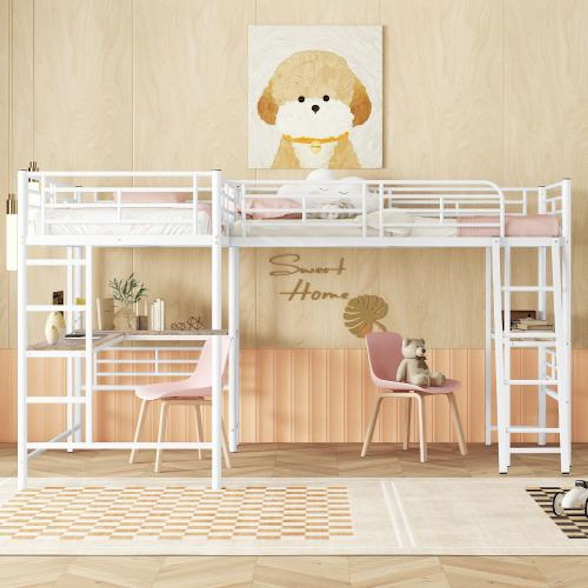 MERAX Lit mezzanine enfant