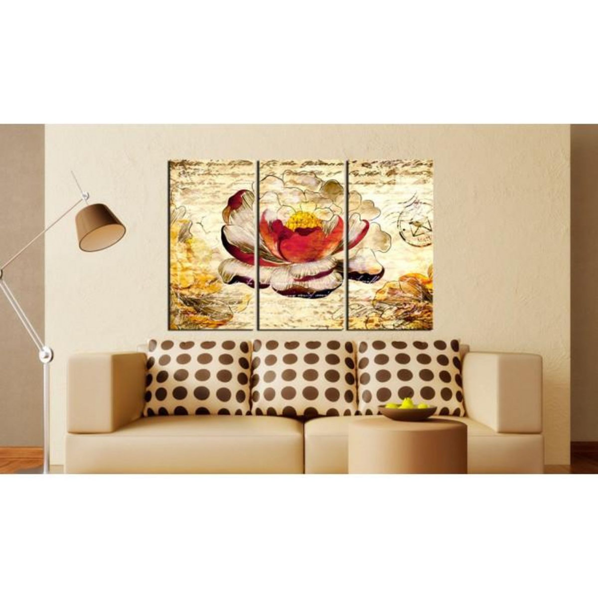 Paris Prix Tableau Imprimé  Fleurs en Rétro