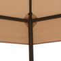 Voir la diapositive 3 : VIDAXL Chapiteau tente de jardin Hexagonal Beige 323 x 265 cm