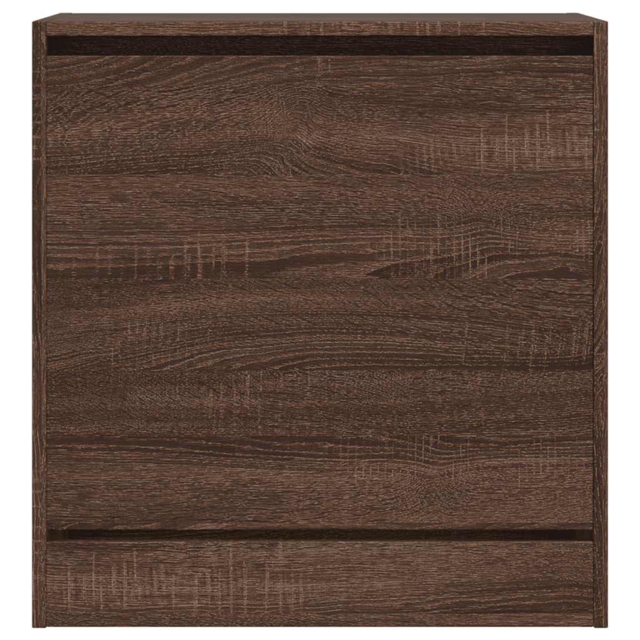 Voir la diapositive 5 : VIDAXL Armoire a chaussures chene marron 60x34x63,5 cm bois ingenierie