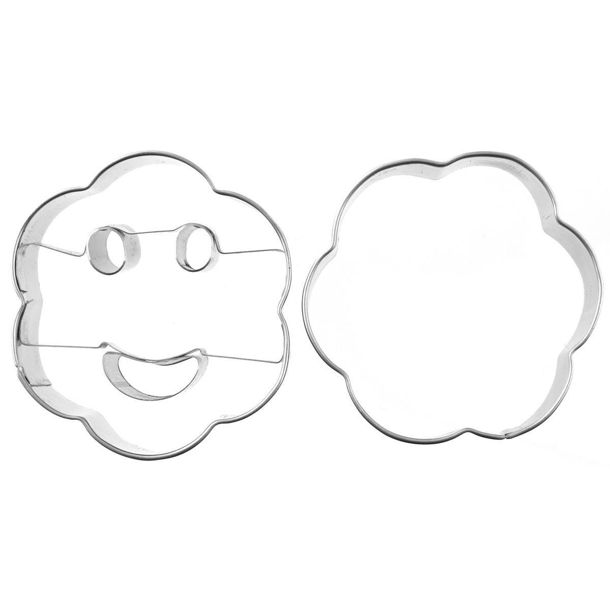 ZENKER Lot de 2 emporte-pièces smiley forme aléatoire Zenker Emporte-pièces