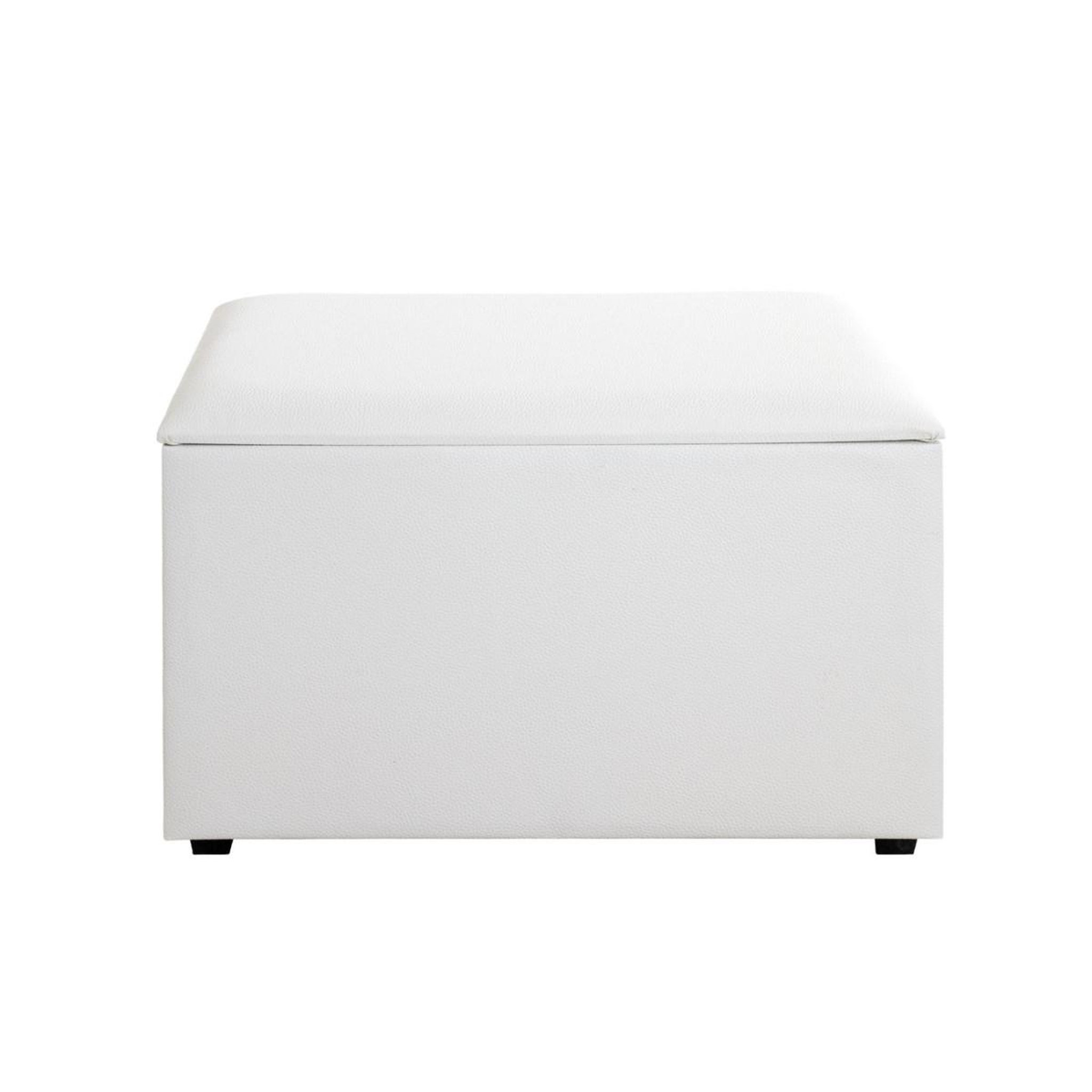 Voir la diapositive 2 : Paris Prix Coffre de Rangement Design  Soldi  65cm Blanc