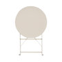 Voir la diapositive 5 : SWEEEK Table de jardin bistrot pliable - Emilia ronde - Table ronde Ø60cm en acier thermolaqué