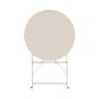 Voir la diapositive 5 : SWEEEK Table de jardin bistrot pliable - Emilia ronde - Table ronde Ø60cm en acier thermolaqué