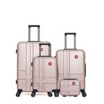 SWISS KOPPER SWISS KOPPER - LOT DE 4 - Valises grand format, weekend, cabine et vanity USTER. Coloris disponibles : Rose, Noir, Bleu, Gris, Beige, Vert