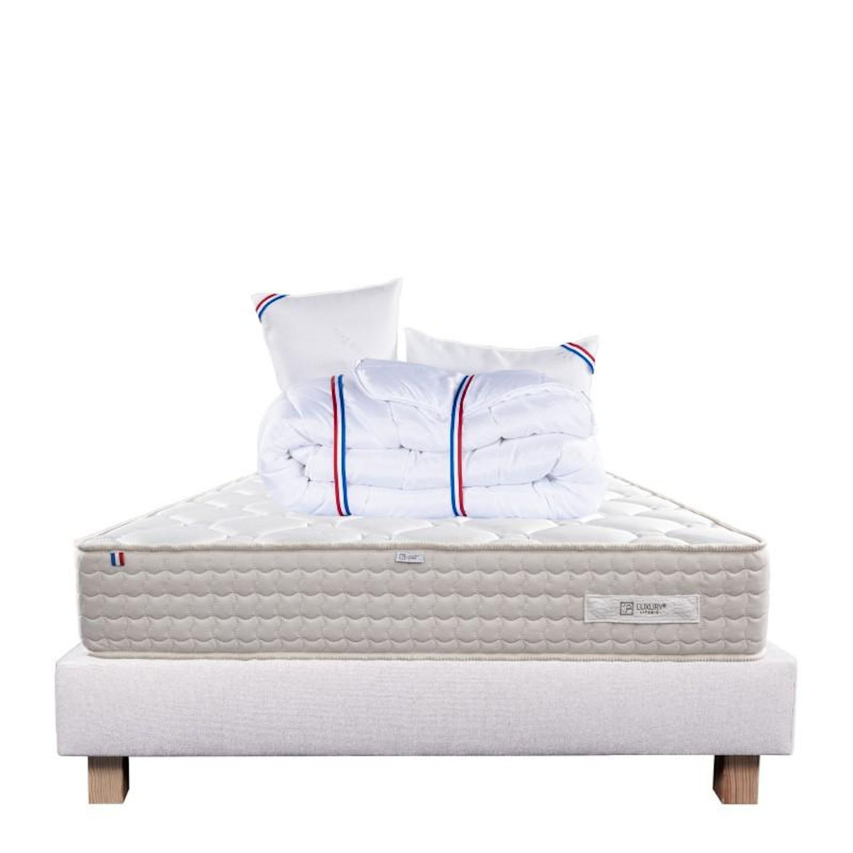 LUXURY LITERIE Ensemble literie mousse, Sublime Ferme, Beige