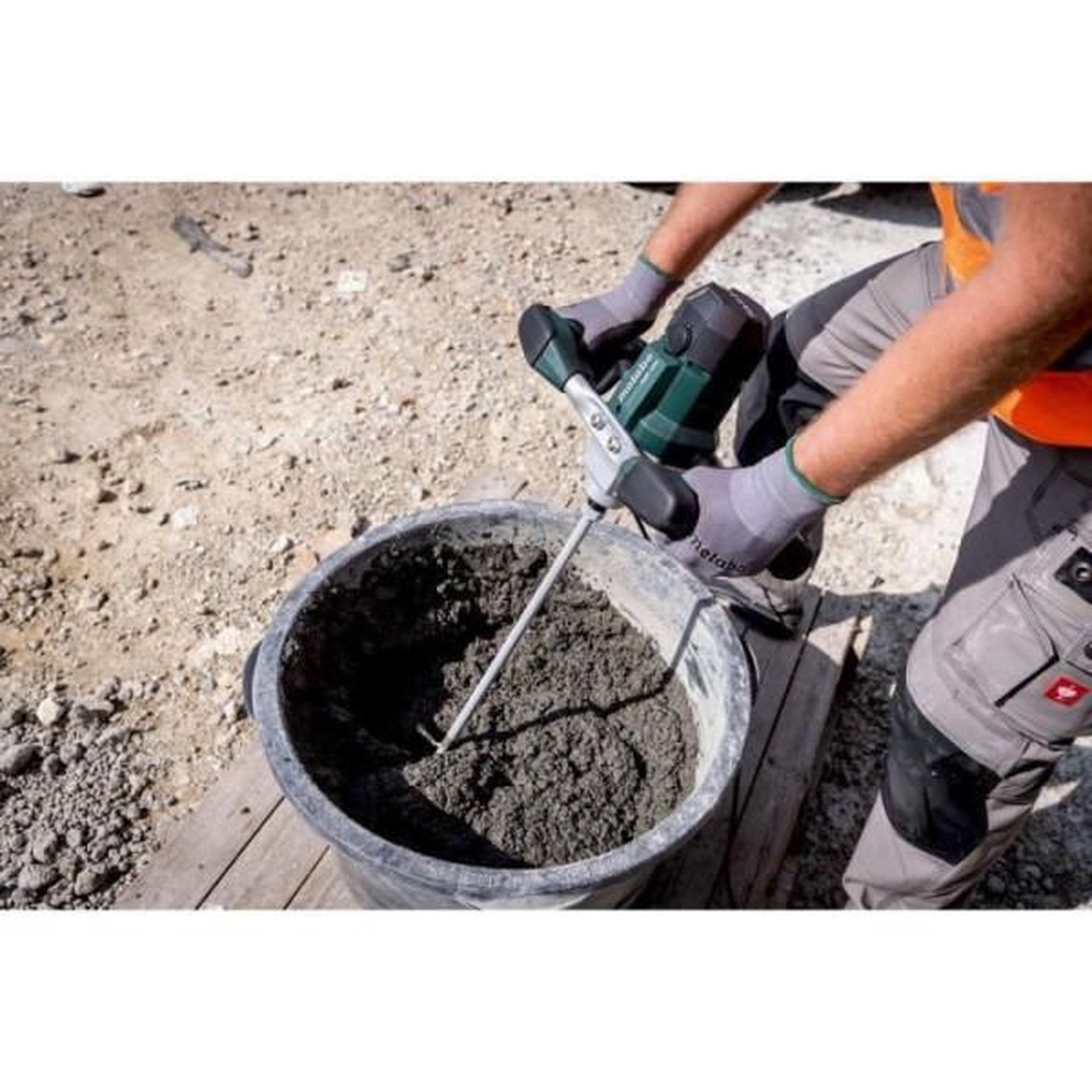Voir la diapositive 4 : METABO Malaxeur - metabo - rwe 1200 - agitateur rs-r2 - rallonge 200 mm - clé plate