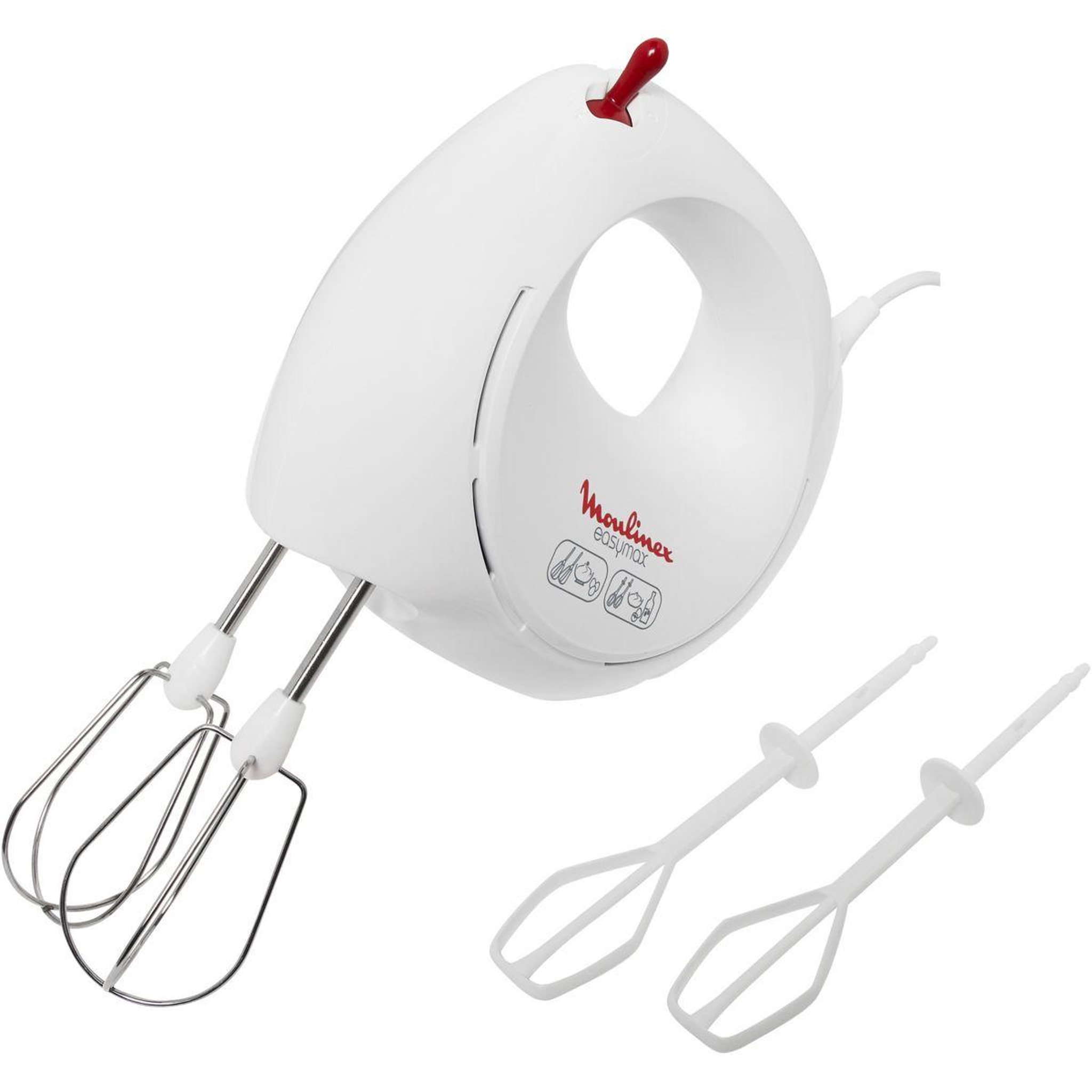 Voir la diapositive 2 : MOULINEX Batteur Easy Max HM2501B1