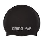 ARENA Bonnet de bain  Femme Classic Silicone. Coloris disponibles : Noir