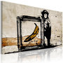 Voir la diapositive 1 : Paris Prix Tableau Imprimé  Inspired - Banksy -Sepia
