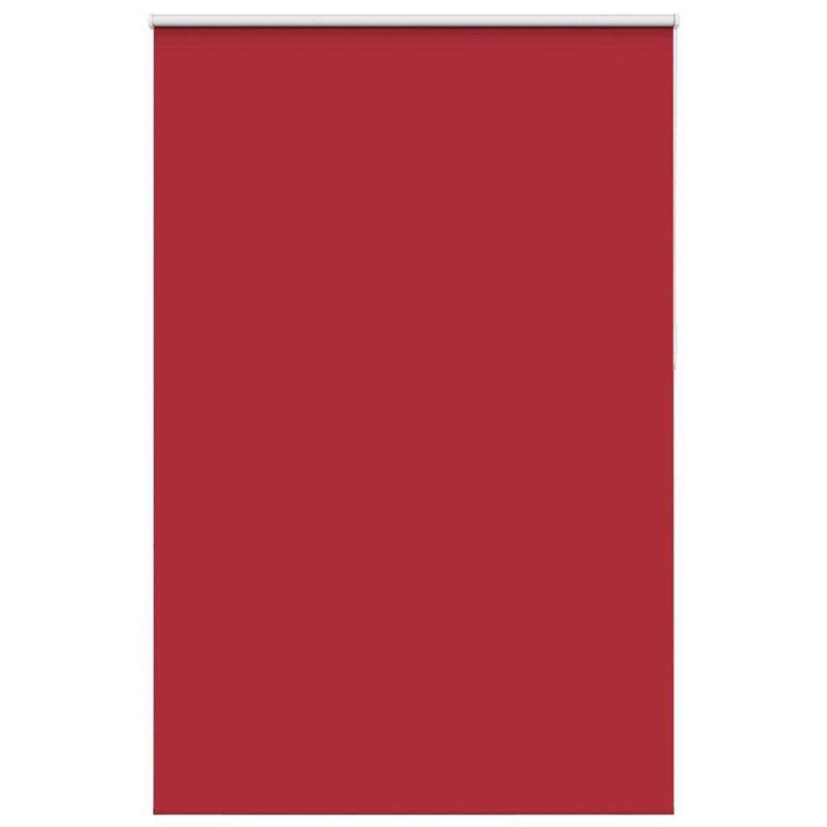 VIDAXL Store enrouleur occultant rouge largeur du tissu 141,6 cm