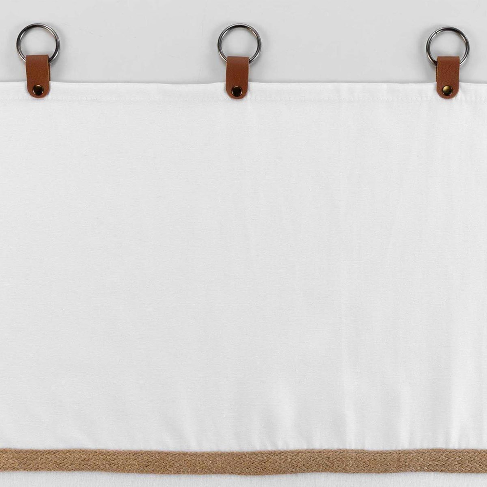 Voir la diapositive 3 : Douceur d'Intérieur Rideau voilage à anneaux  leana  140x240cm blanc