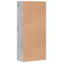 Voir la diapositive 5 : VIDAXL Armoire a chaussures Gris beton 80x39x178 cm Bois d'ingenierie
