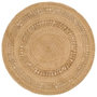 Voir la diapositive 1 : VIDAXL Tapis Jute tresse a la main 150 cm Rond
