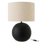 Voir la diapositive 1 : Paris Prix Lampe à Poser en Céramique  Balle  62cm Noir
