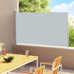 VIDAXL Auvent lateral retractable de patio 180x300 cm Gris