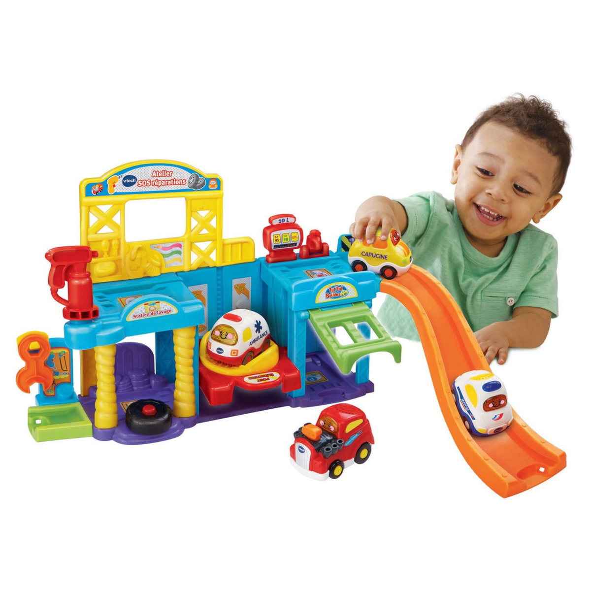 VTECH Atelier SOS Réparations + Marvin super tuning - Tut Tut Bolides 