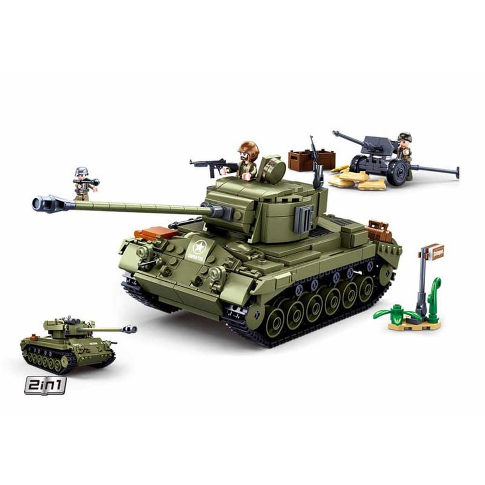Voir la diapositive 2 : Sluban Sluban Army - Medium Tank Green