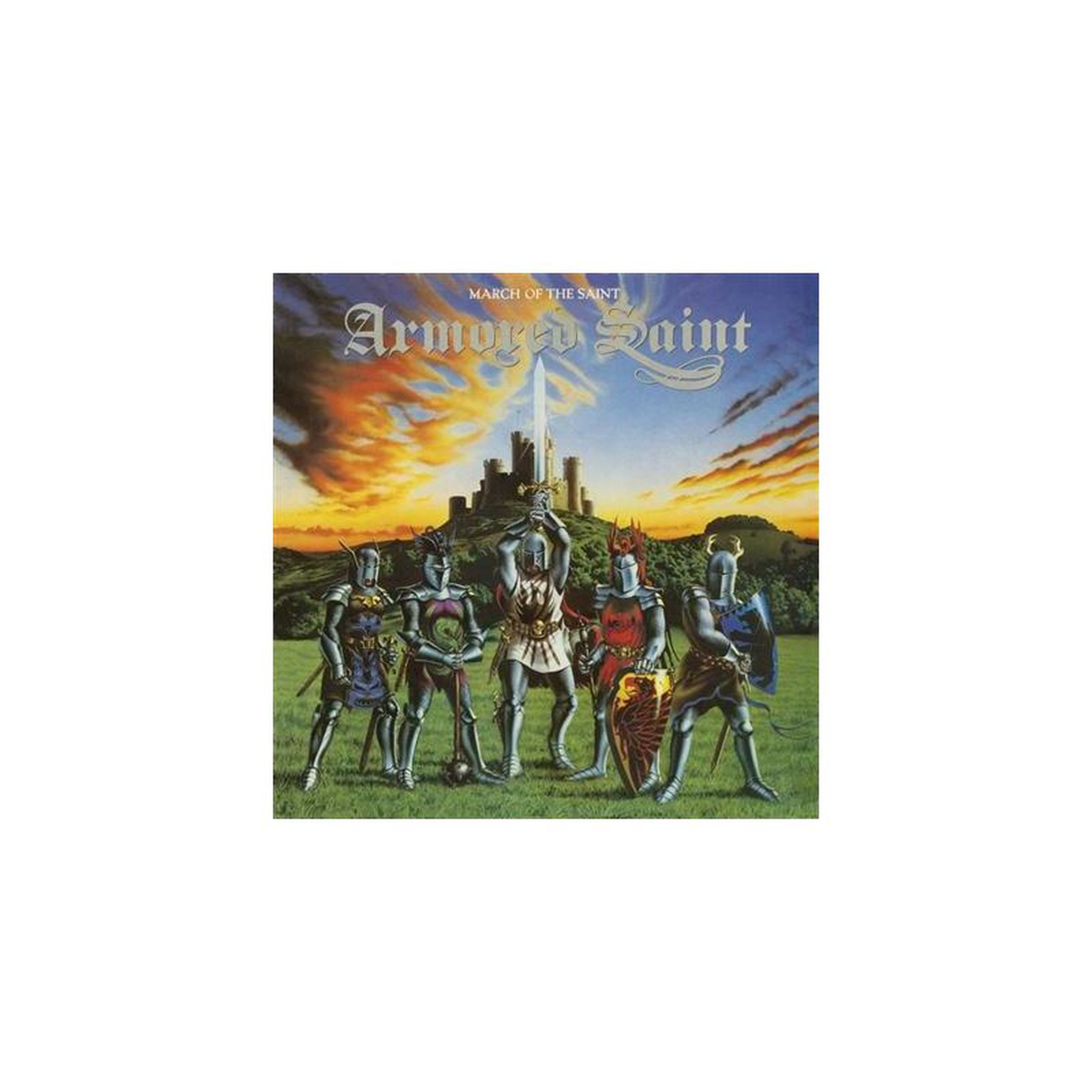 Cd march of the saint (ri) armored saint, album rock métal, format 33 tours, 30 cm