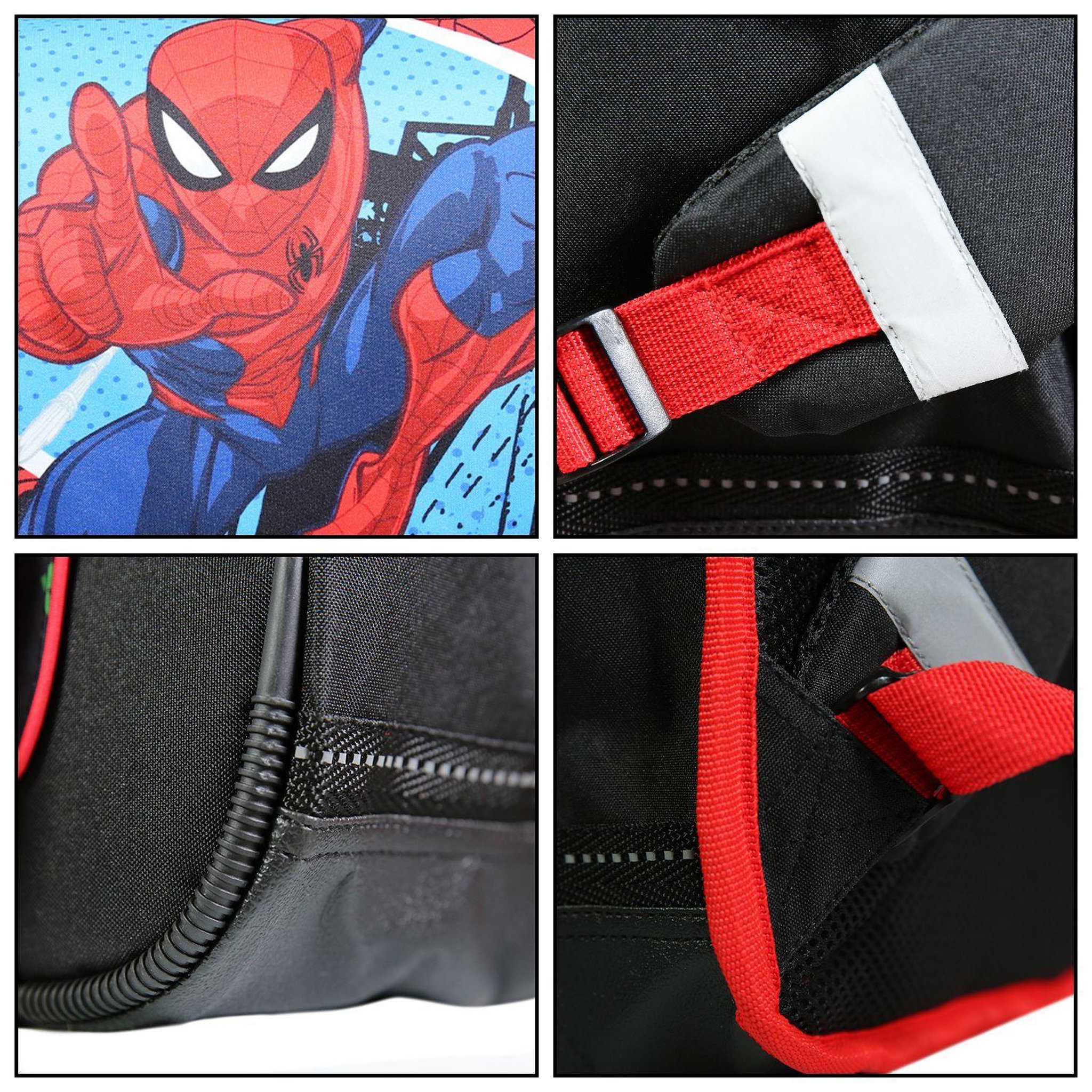 Voir la diapositive 6 : Bagtrotter BAGTROTTER Cartable 38 cm Spiderman Bleu Skyscrapers