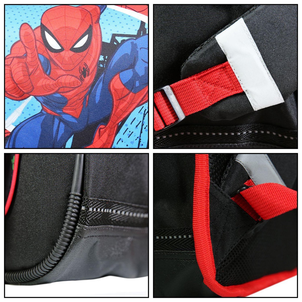 Bagtrotter BAGTROTTER Cartable 38 cm Spiderman Bleu Skyscrapers