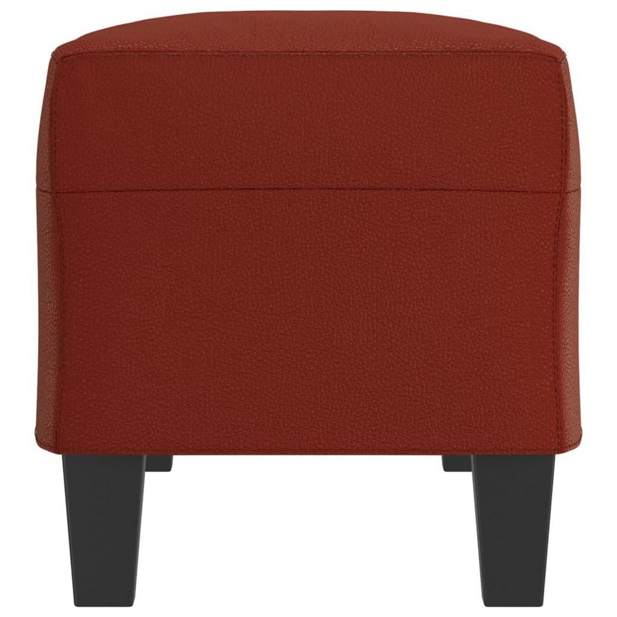 VIDAXL Banc Rouge bordeaux 100x35x41 cm Similicuir