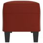 Voir la diapositive 4 : VIDAXL Banc Rouge bordeaux 100x35x41 cm Similicuir
