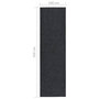 Voir la diapositive 6 : VIDAXL Tapis 100x350 cm Anthracite