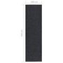 Voir la diapositive 6 : VIDAXL Tapis 100x350 cm Anthracite