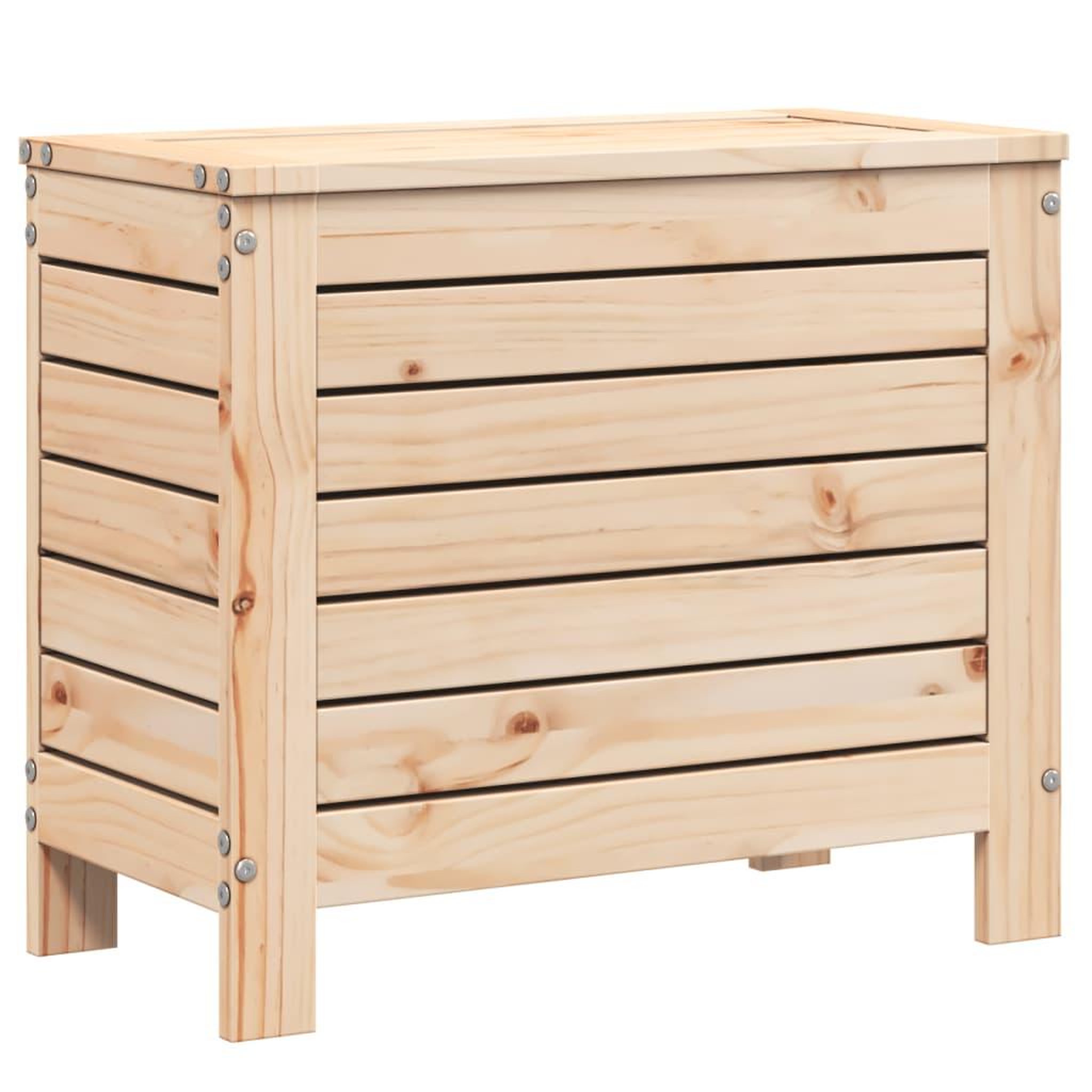 Voir la diapositive 2 : VIDAXL Repose-pied de jardin 62x31,5x52 cm bois de pin massif