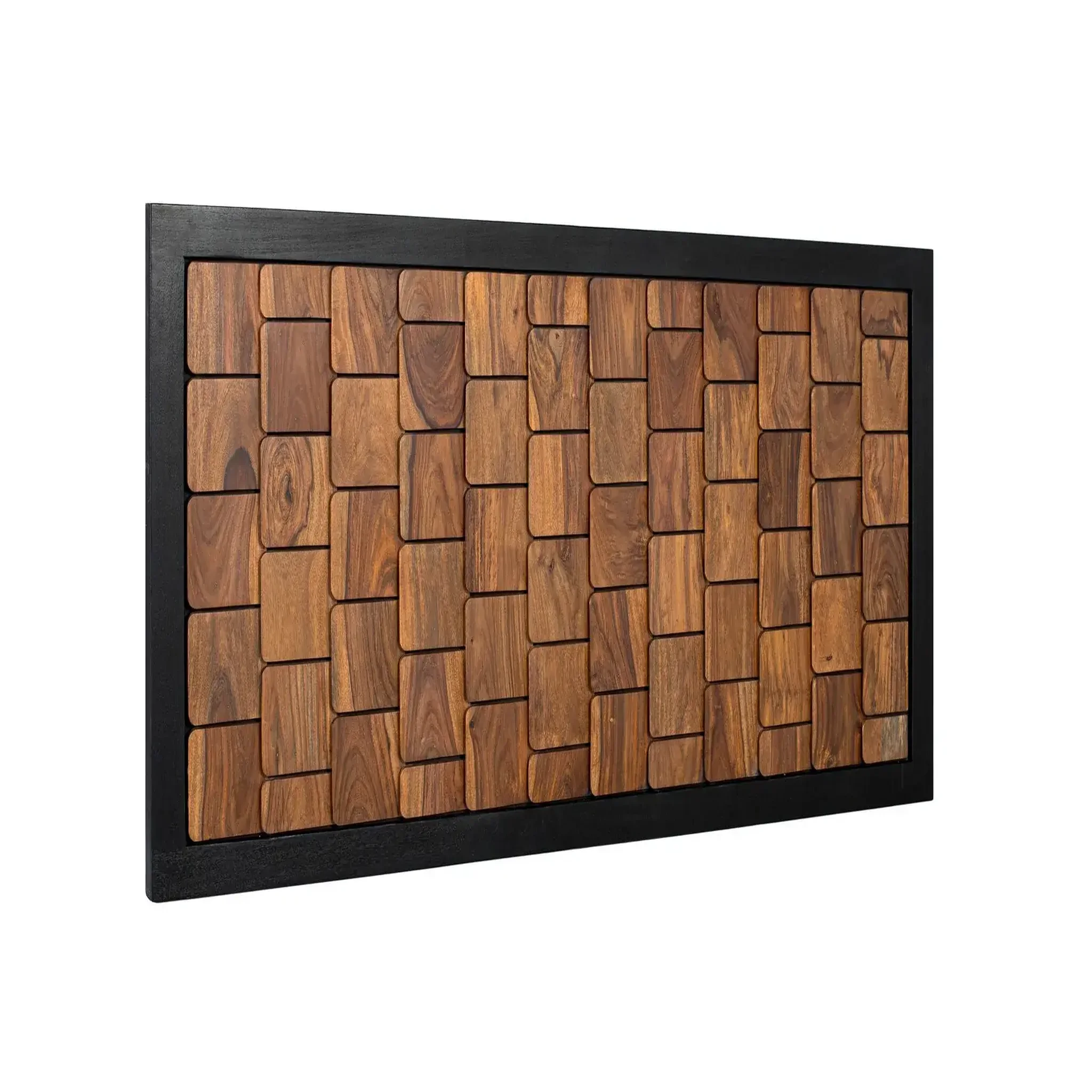 Voir la diapositive 3 : GINER Y COLOMER SL Tête de lit en bois de manguier et de palissandre 170 cm style contemporain