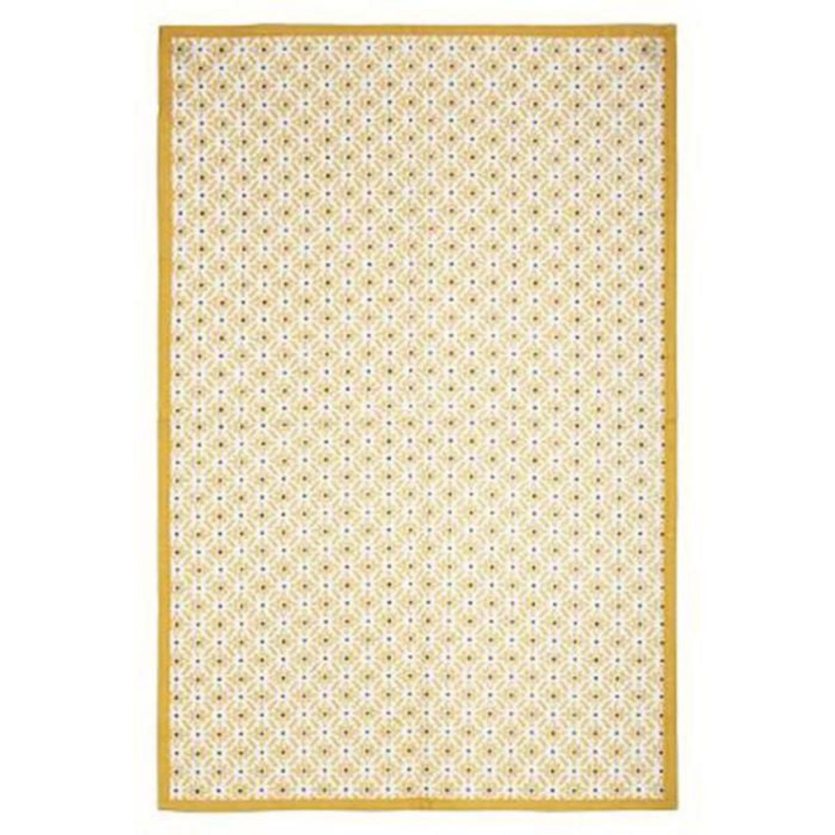 ATMOSPHERA Lot de 3 Torchons  Imprimé  45x70cm Ocre