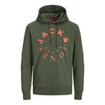 Jack & Jones weat à Capuche  Homme Jack & Jones Warrior. Coloris disponibles : Vert