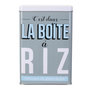 Voir la diapositive 2 : Paris Prix Boîte de Conservation  Ma Boîte à Riz  18cm Gris