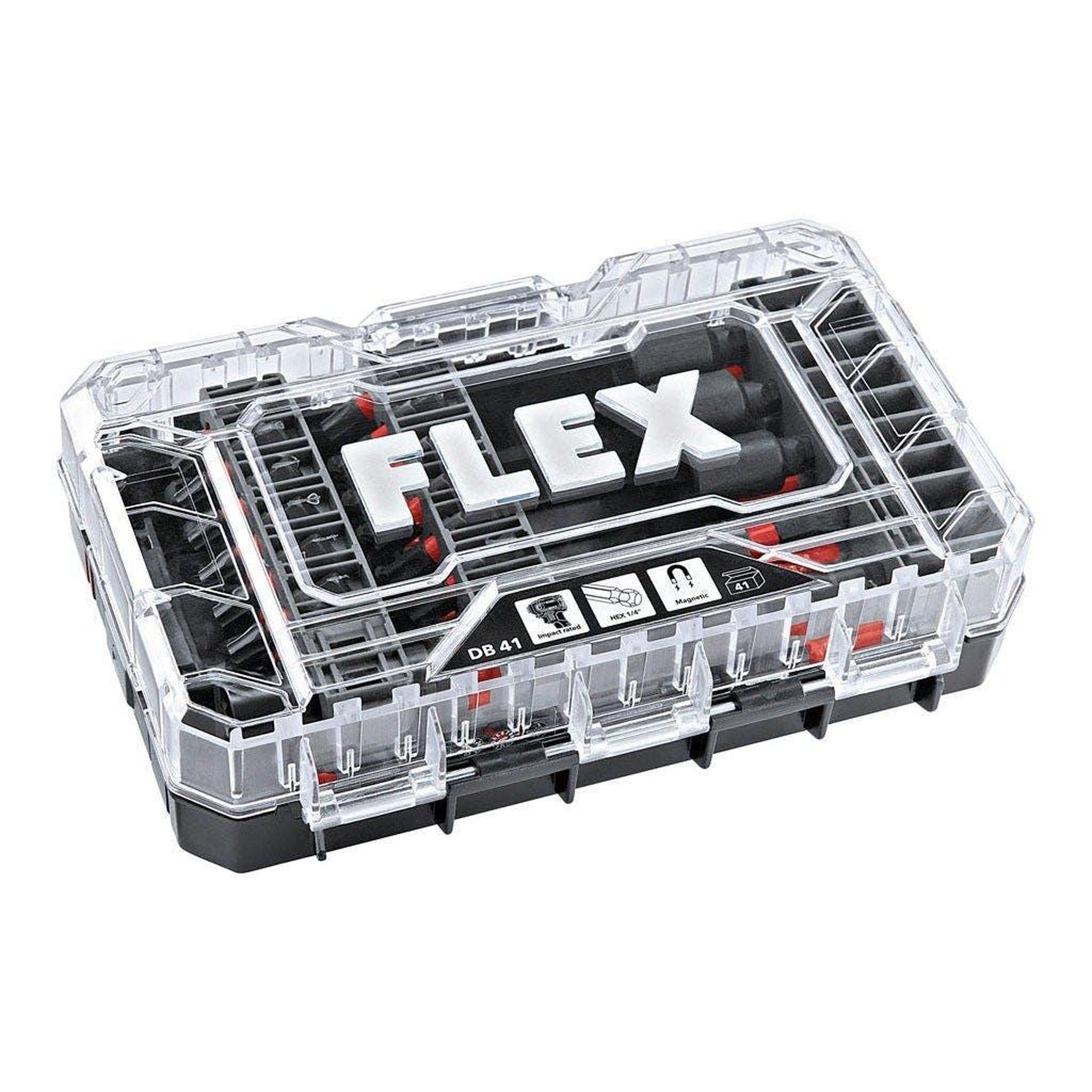 FLEX Coffret d'embouts de vissage 41 pièces db 41