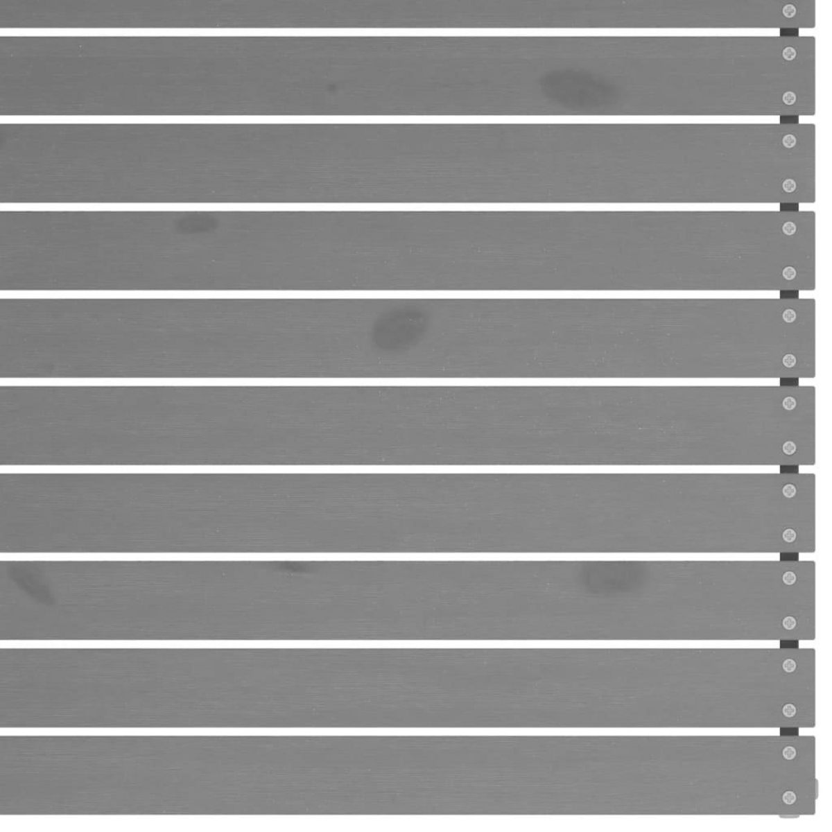 VIDAXL Canape central de jardin gris bois de pin massif