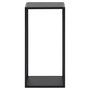 Voir la diapositive 3 : TOILINUX Grande Etagère murale rectangulaire Célong 2 tablettes en métal - L.30cm x H.60cm - Noir