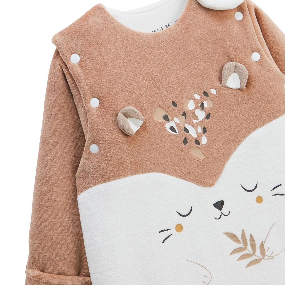 Petit Béguin Gigoteuse siège auto TOG 3 avec manches amovibles Mini Loutre