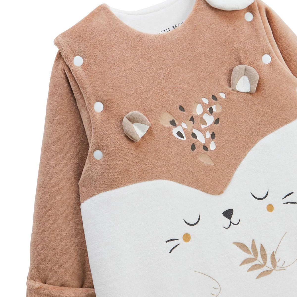 Petit Béguin Gigoteuse siège auto TOG 3 avec manches amovibles Mini Loutre