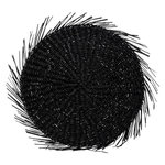 SECRET DE GOURMET Set de Table en Roseau  Cuba  40cm Noir