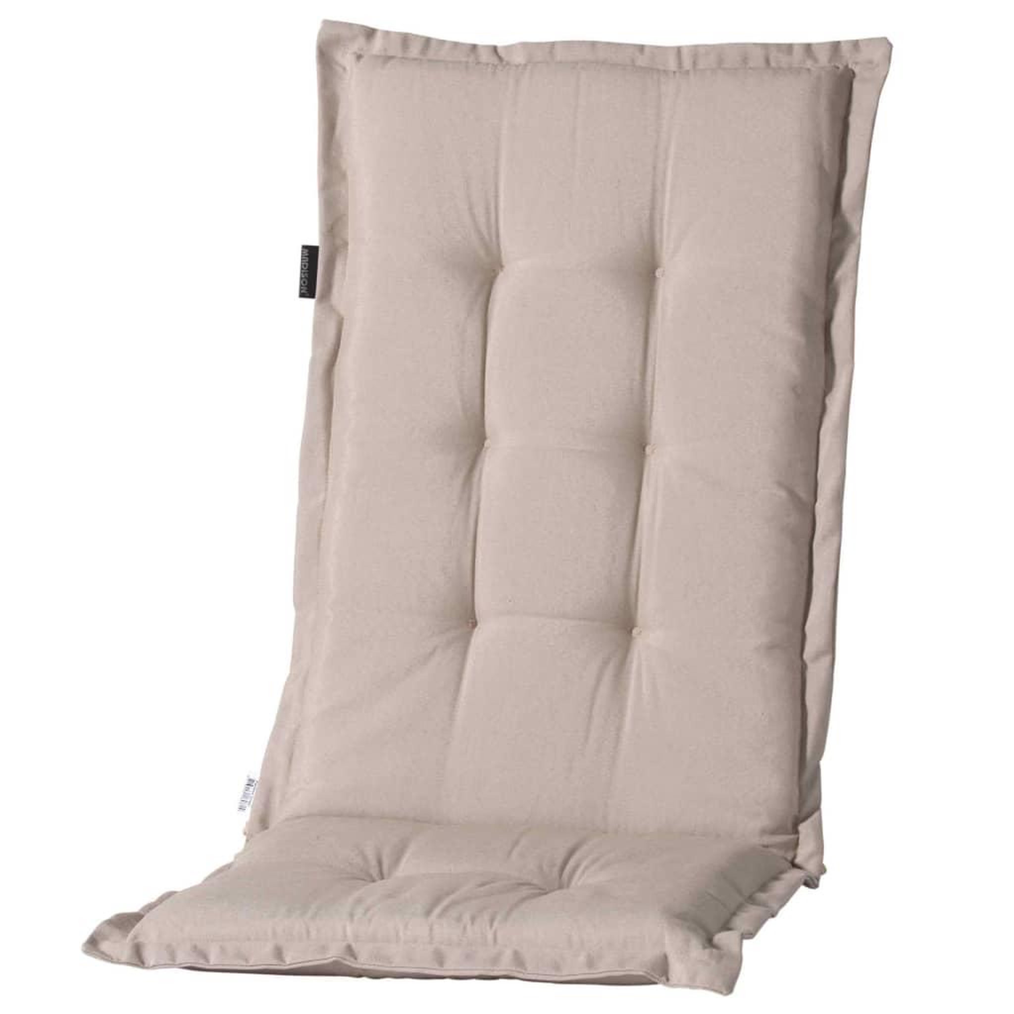 Voir la diapositive 3 : MADISON Madison Coussin de chaise a dossier haut Panama 123x50 cm Beige clair