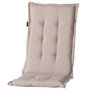 Voir la diapositive 3 : MADISON Madison Coussin de chaise a dossier haut Panama 123x50 cm Beige clair