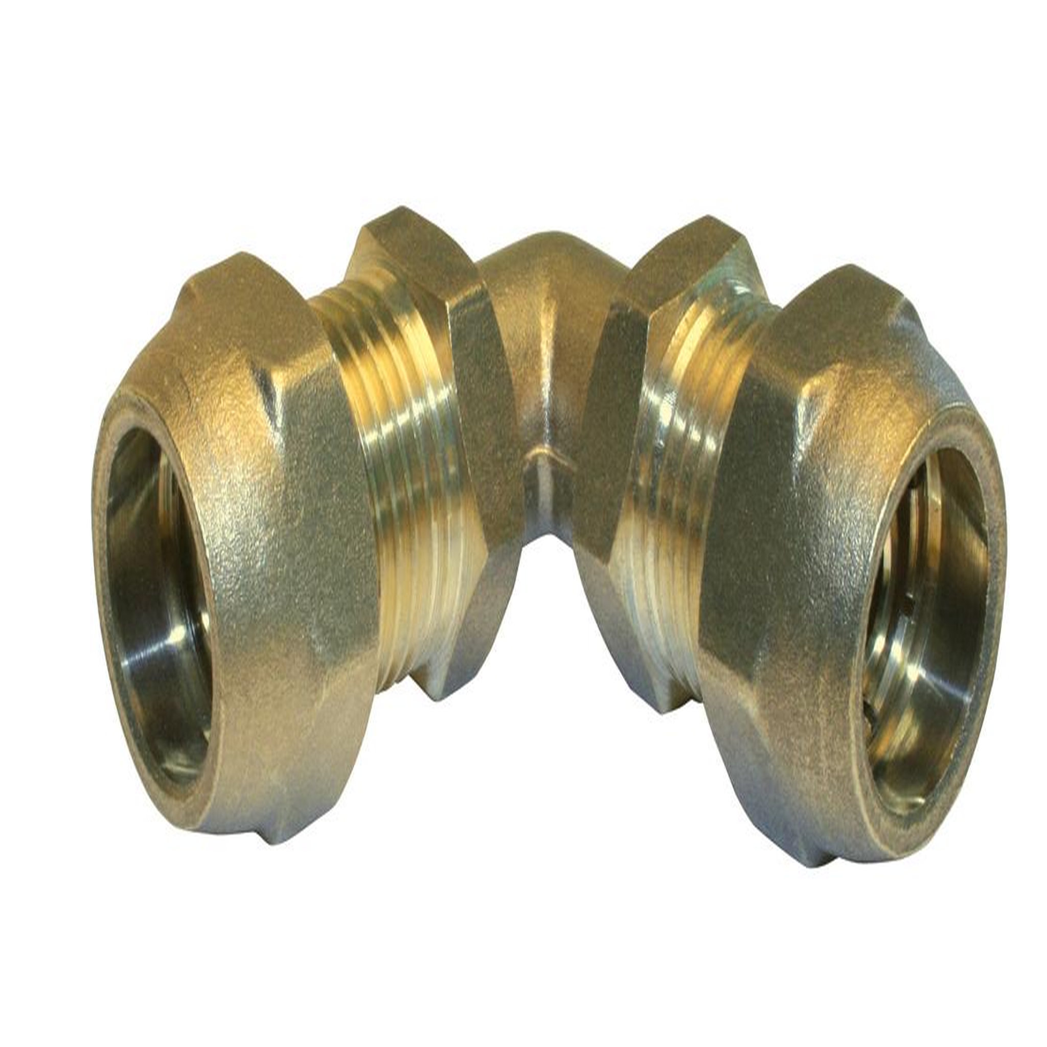 CENTRALE BRICO Raccord coudé 90° à compression laiton D.12 pour tube en per