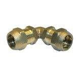 CENTRALE BRICO Raccord coudé 90° à compression laiton D.12 pour tube en per