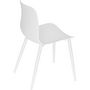 Voir la diapositive 5 : JARDILINE Lot de 2 chaises de jardin - Aluminium/Résine - Blanc - CORFOU